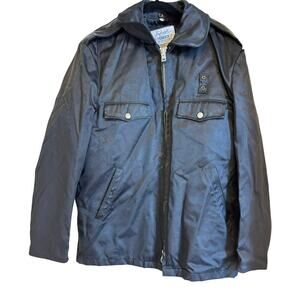 RARE Vintage BLAUER Nylon Police Coat Law Enforcement Jacket XL 44R